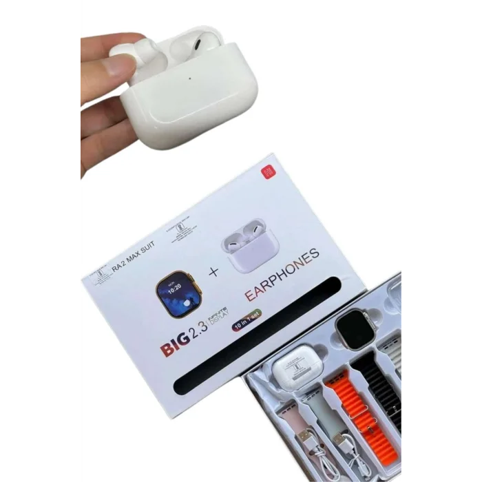 BUĞZ Yeni Nesil 7 Kordonlu Arama Bildirim Özellikli Kulaklık Hediyeli Akıllı Saat - BUĞZ