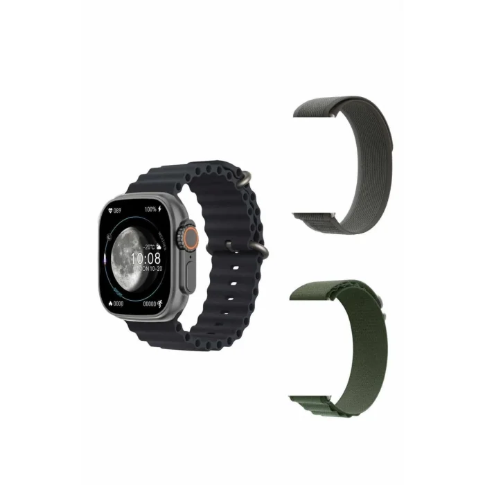  Yeni Nesil Akıllı Kol Saati Nabız Ölçer GPS Uyumlu 49 MM Kasa