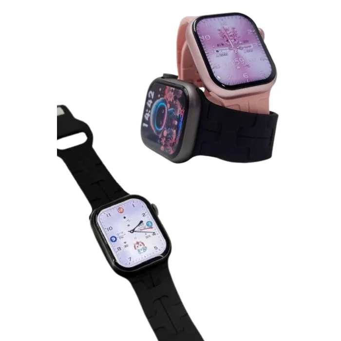 BUĞZ Yeni Nesil Akıllı Saat Amoled Ekran Yüksek Çözünürlüklü 41 mm Kasa - BUĞZ