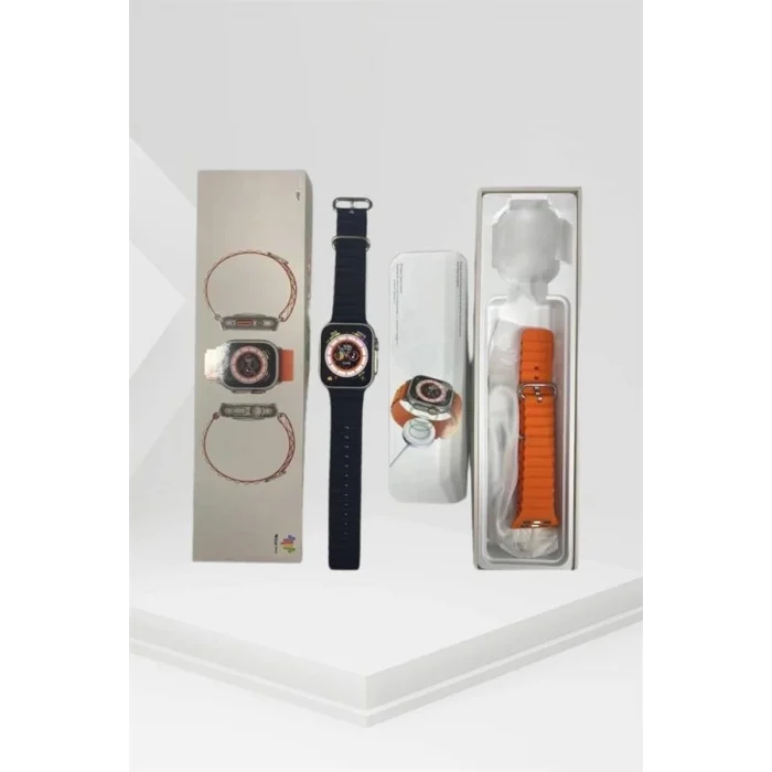  yeni nesil Akıllı Saat Android ve İOS Uyumlu 49 MM NFC Özelliği GPS Takibi