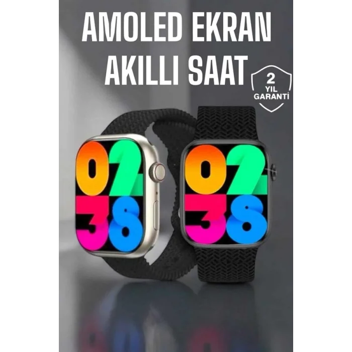 BUĞZ Yeni Nesil Akıllı Saat Arama Cevaplama GPS Takibi Adımsayar NFC Özelliği