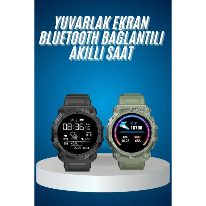 BUĞZ Yeni Nesil Akıllı Saat Bluetooth Bağlantılı Android ve İOS Uyumlu