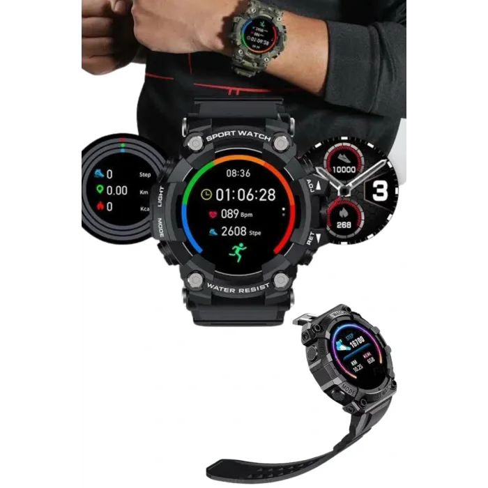 BUĞZ Yeni Nesil Akıllı Saat Bluetooth Bağlantılı Android ve İOS Uyumlu