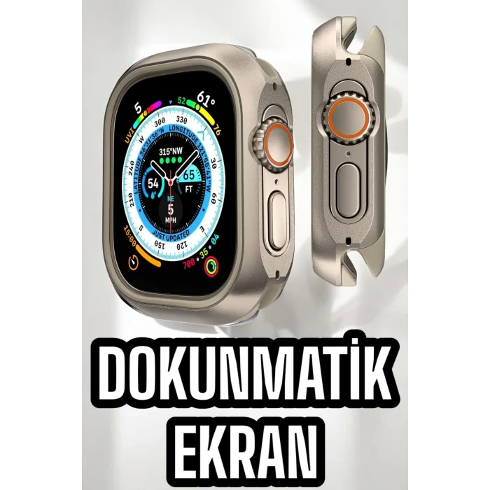 BUĞZ Yeni Nesil Akıllı Saat Nabız Ölçer Sağlık Ölçer ve Kalori Ölçer Uyku Takibi NFC Özelliği - BUĞZ