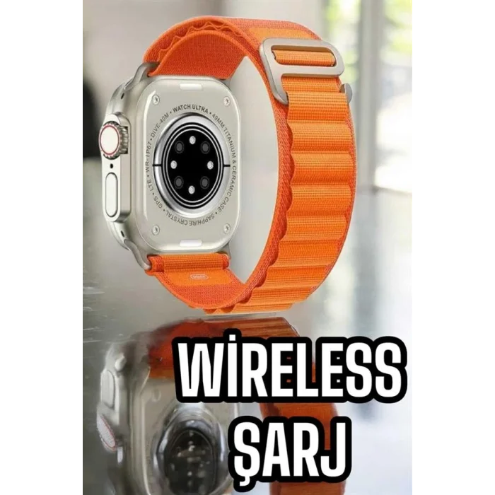 BUĞZ Yeni Nesil Akıllı Saat Nabız Ölçer Sağlık Ölçer ve Kalori Ölçer Uyku Takibi NFC Özelliği - BUĞZ