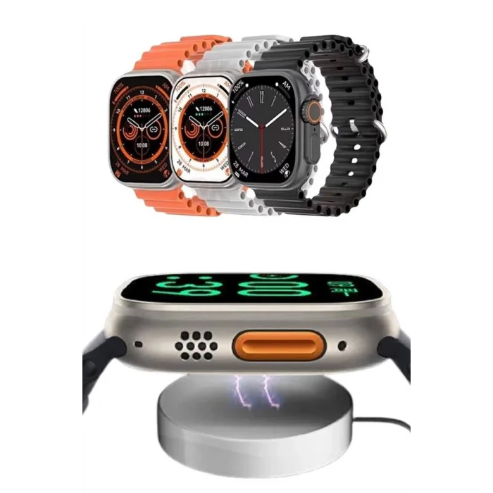 BUĞZ Yeni Nesil Akıllı Saat Uyku ve Sağlık Takibi Titeşimli Sesli Arama Mesaj ve Bildirim Görme - BUĞZ