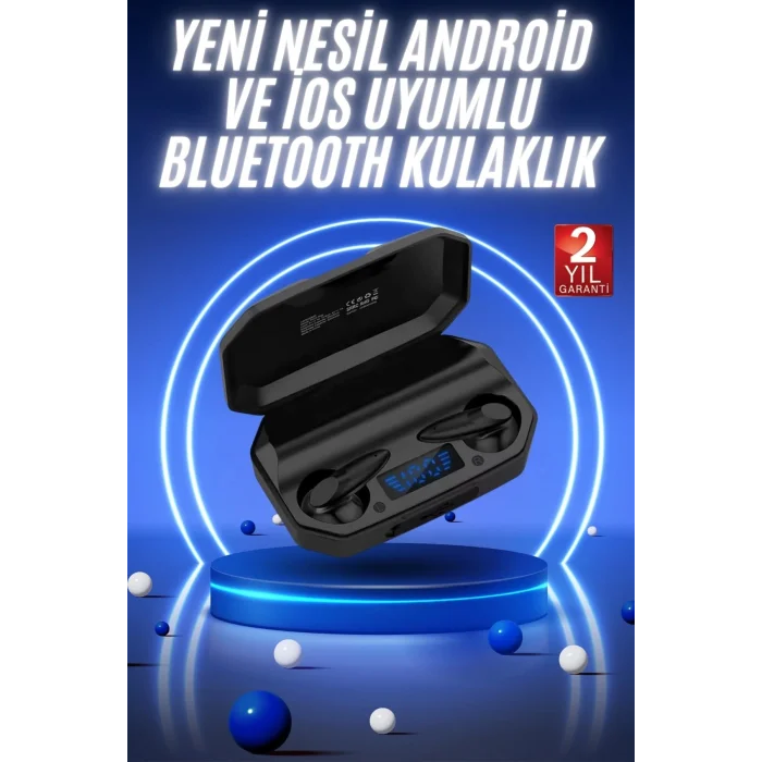  Yeni Nesil Android ve İOS Uyumlu Siyah Profesyonel Oyuncu Kulaklığı