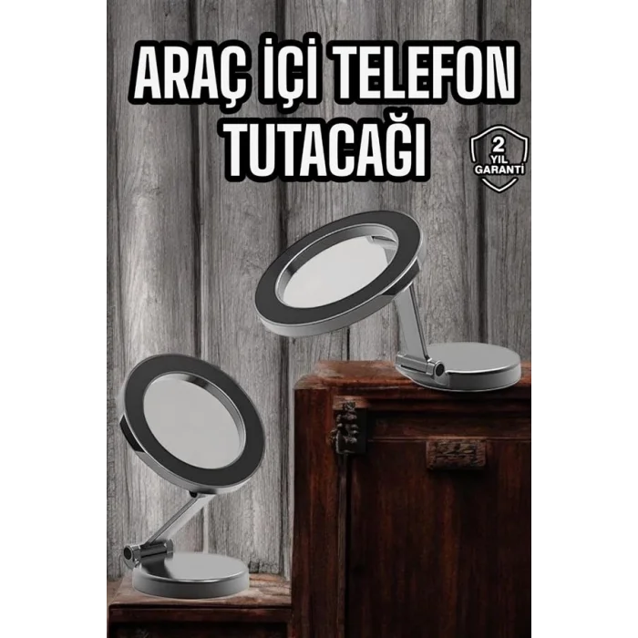  Yeni Nesil Araç İçi Mıknatıslı Telefon Tutacağı Tüm Telefonlara Uyumlu