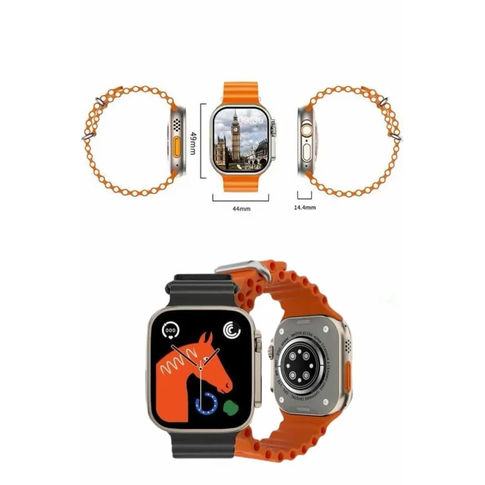 BUĞZ Yeni Nesil Bluetooth Bağlantılı Akıllı Saat Sosyal Medya Girişli Uyku Takibi - BUĞZ