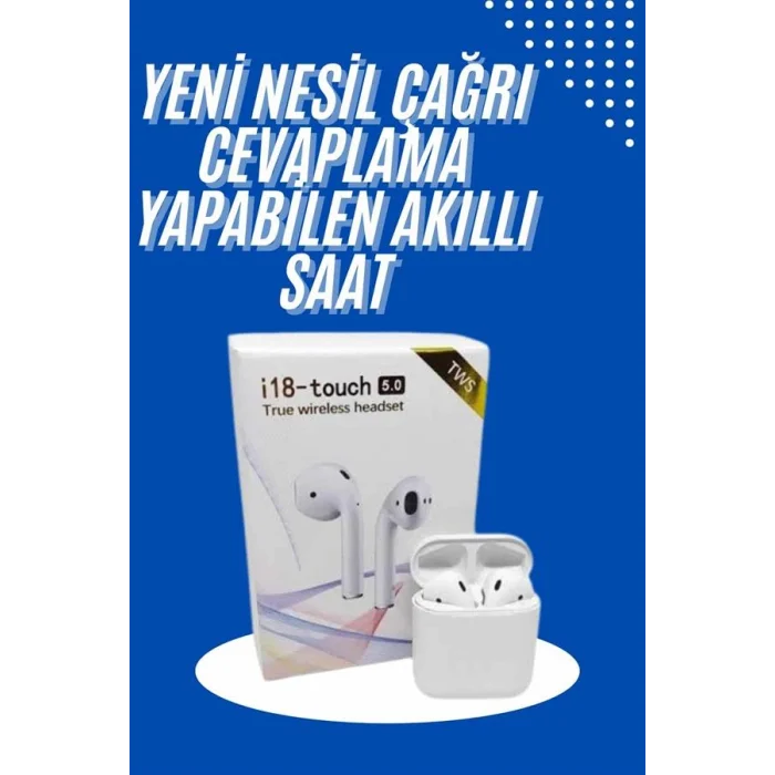 BUĞZ Yeni Nesil Çift Mikrofonlu Dokunmatik Kablosuz Bluetooth Kulaklık - BUĞZ