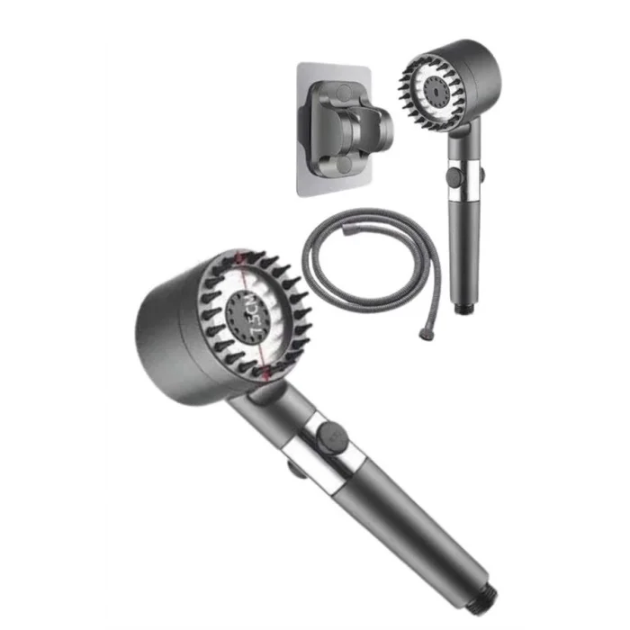  Yeni Nesil Duş Başlığı Paslanmaz Çelik Masaj Etkili Ergonomik Tasarım Su Basınçlı