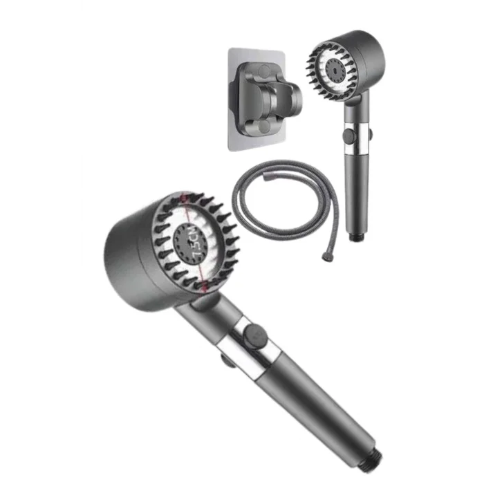 BUĞZ Yeni Nesil Duş Başlığı Paslanmaz Çelik Masaj Etkili Ergonomik Tasarım Su Basınçlı - BUĞZ