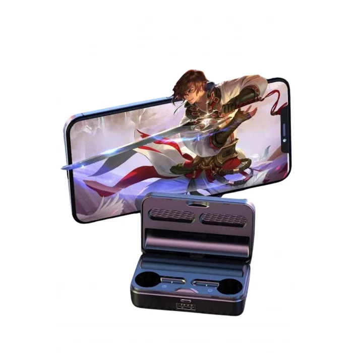 BUĞZ Yeni Nesil Kablosuz Kulaklık Aynalı Powerbank Özellikli Bluetooth Bağlantılı Dijital Göstergeli