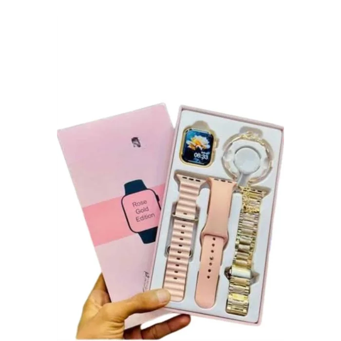 BUĞZ Yeni Nesil Kadın Akıllı Saat Rose Gold Android ve İos Uyumlu - BUĞZ