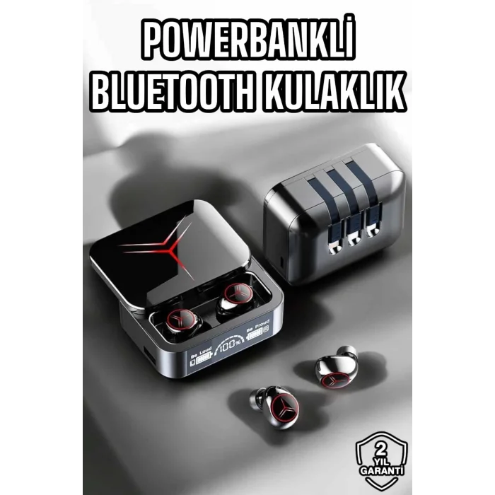  Yeni Nesil Powerbankli Bluetooth Bağlantılı Kablosuz Kulaklık