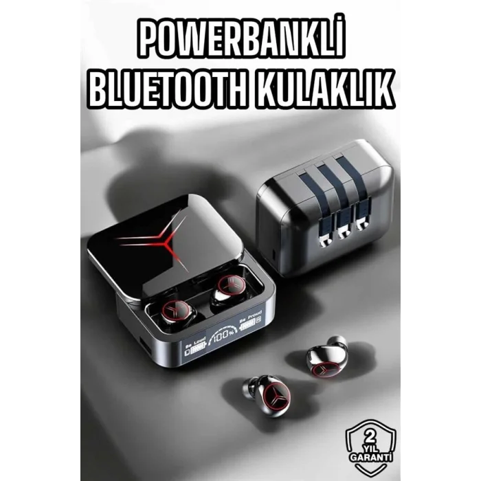 BUĞZ Yeni Nesil Powerbankli Bluetooth Bağlantılı Kablosuz Kulaklık - BUĞZ