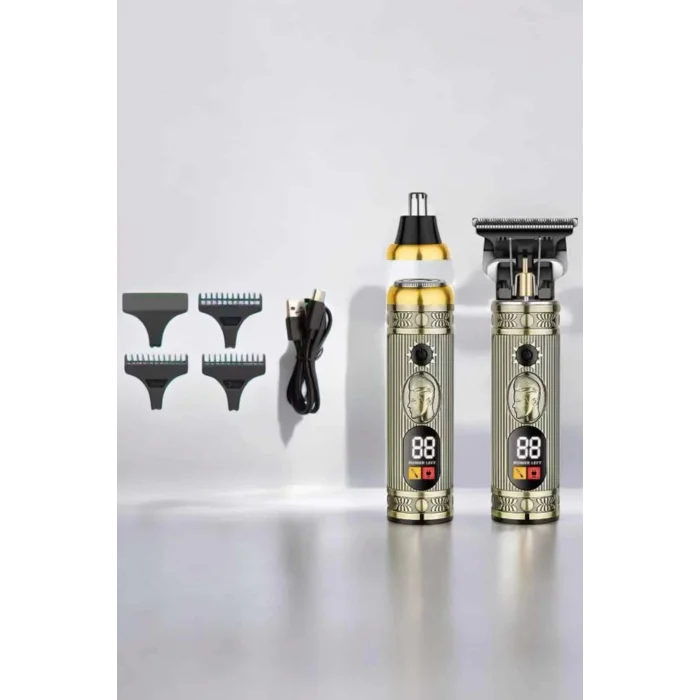  Yeni Nesil Tıraş Makinesi Pro 3 Başlıklı Dijital Göstergeli