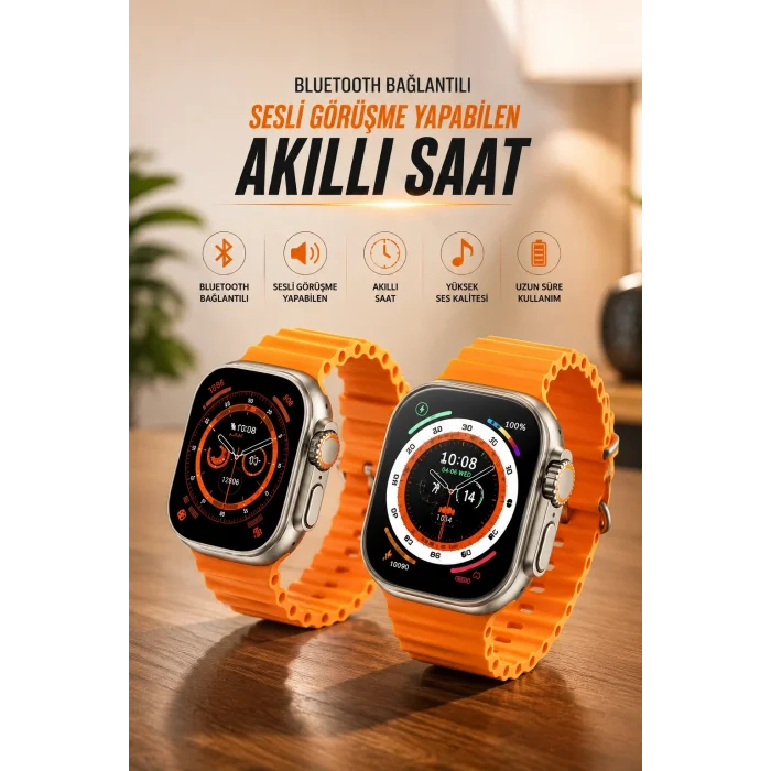 BUĞZ Yeni Nesil Ultra Akıllı Saat Adımsayar Uyku Takibi Nabız Sensörü