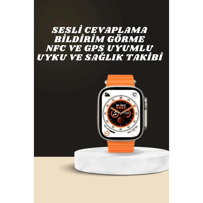 BUĞZ Yeni Nesil Ultra Akıllı Saat Adımsayar Uyku Takibi Nabız Sensörü