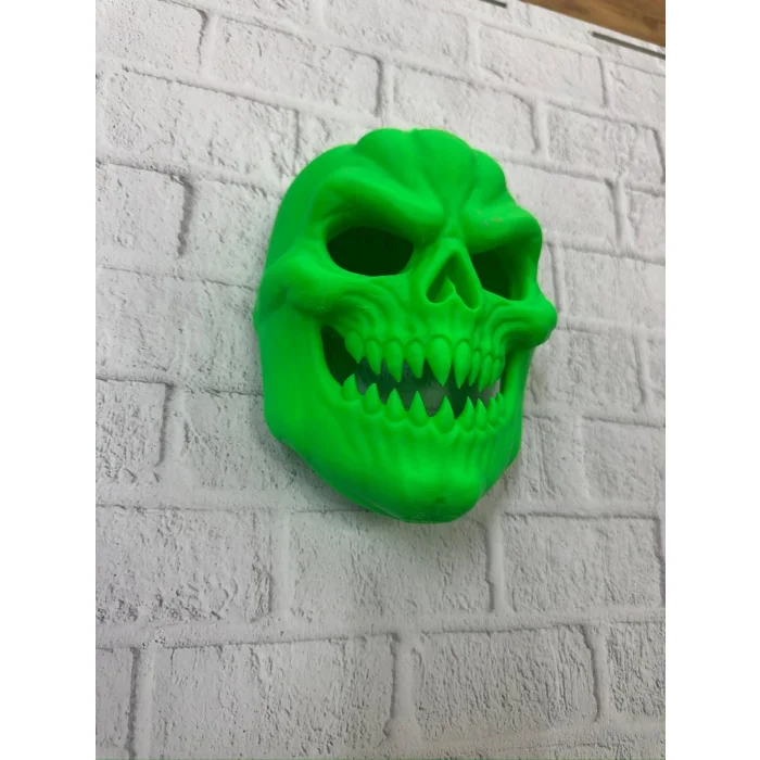 BUĞZ Yeşil Korku Temalı Maske Cadılar Bayramı Dekor