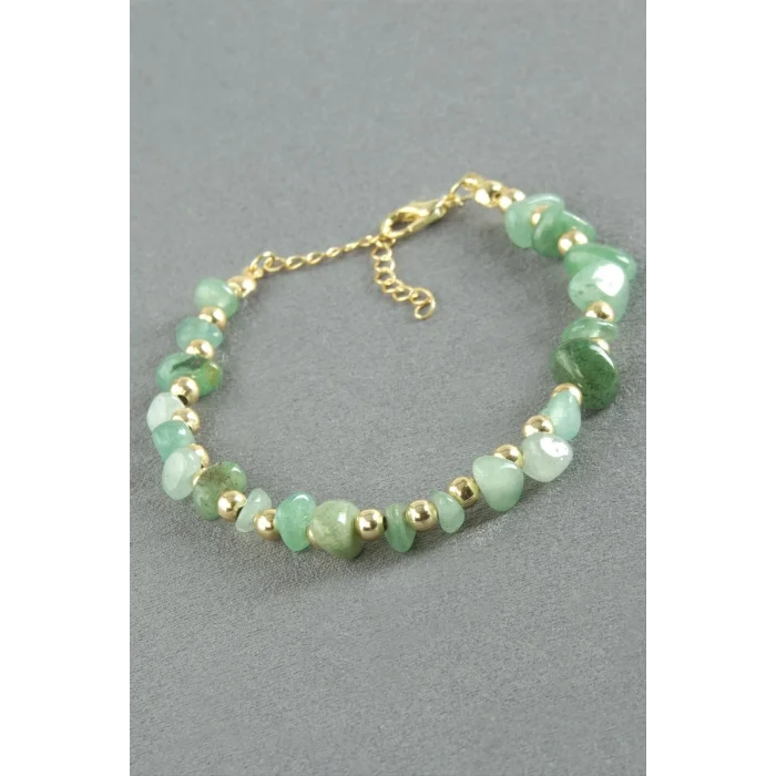 BUĞZ Yeşim Kırık Doğaltaş Bileklik
