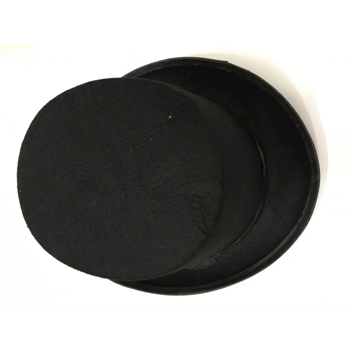 BUĞZ Yetişkinler İçin Siyah Renk Ringmaster Sihirbaz Şapkası Fötr Şapka 15 cm