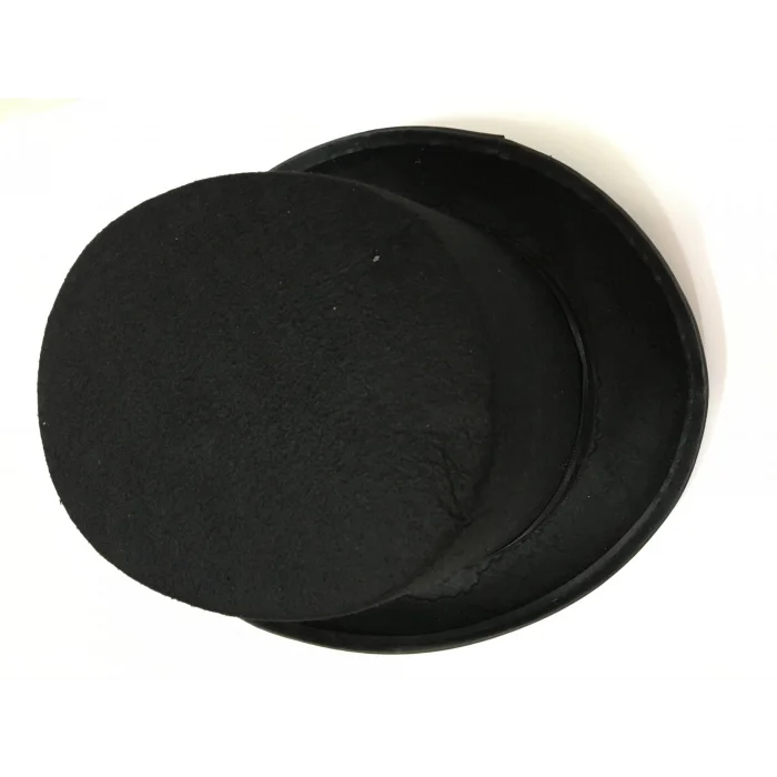 BUĞZ Yetişkinler İçin Siyah Renk Ringmaster Sihirbaz Şapkası Fötr Şapka 15 Cm - Lisinya