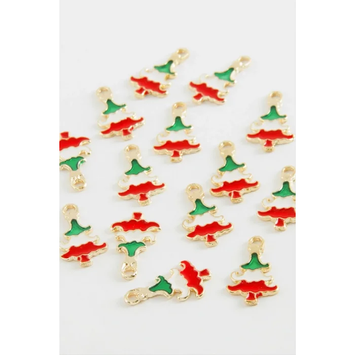 BUĞZ Yılbaşı Ağacı Mineli Kolye Ucu 1 Adet