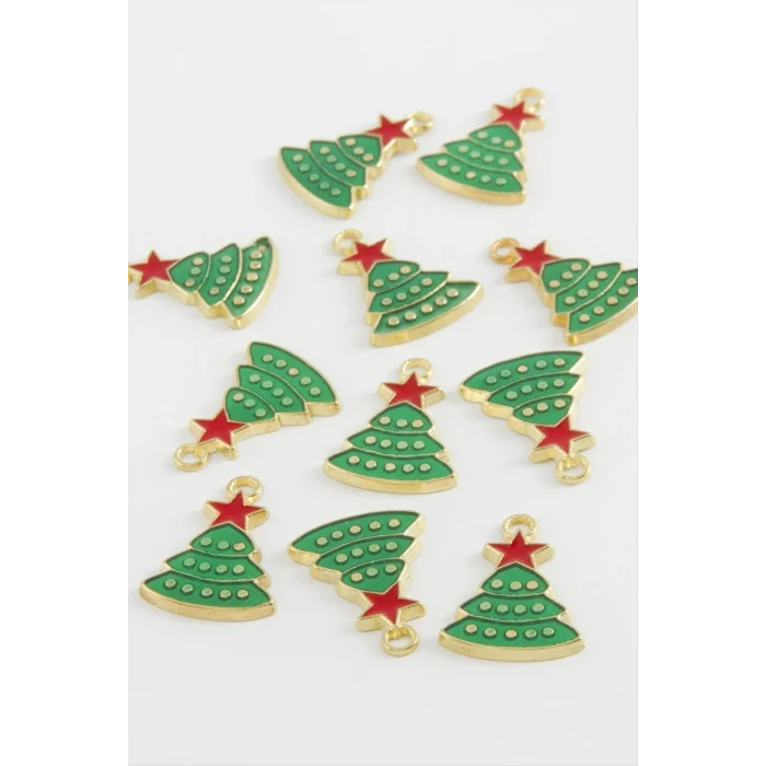 BUĞZ Yılbaşı Ağacı Mineli Kolye Ucu 1 Adet