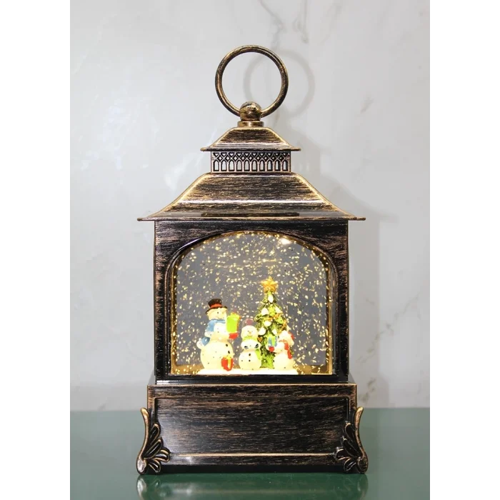 BUĞZ Yılbaşı Temalı Işıklı Müzikli Kar Küresi Alk3214