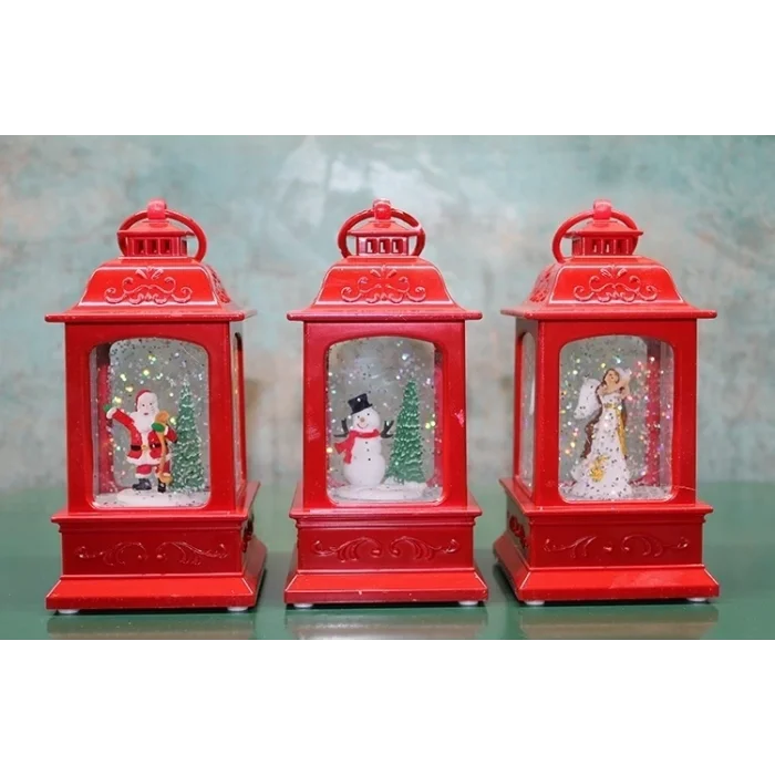 BUĞZ Yılbaşı Temalı Işıklı Müzikli Kar Küresi Alk3222