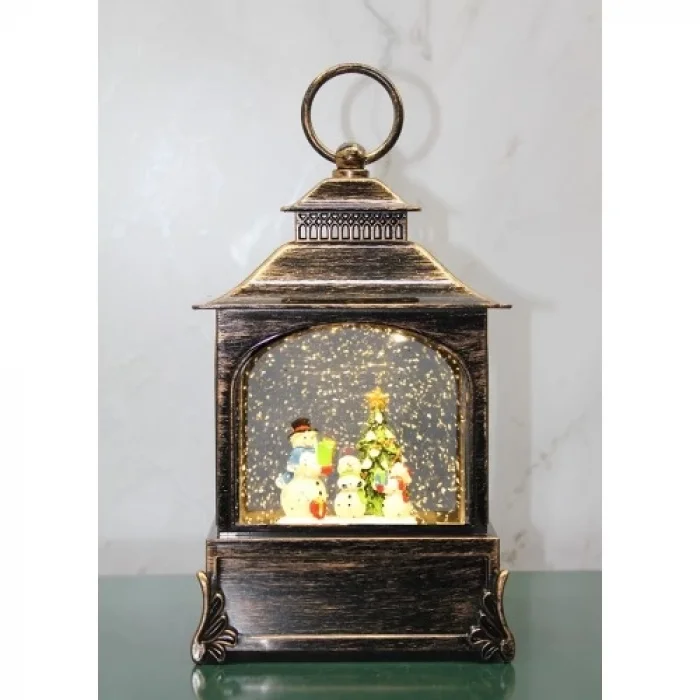  Yılbaşı Temalı Işıklı Müzikli Kar Küresi Model 3