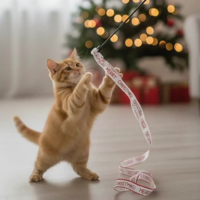 BUĞZ Yılbaşı Temalı Kedi Oyun Oltası