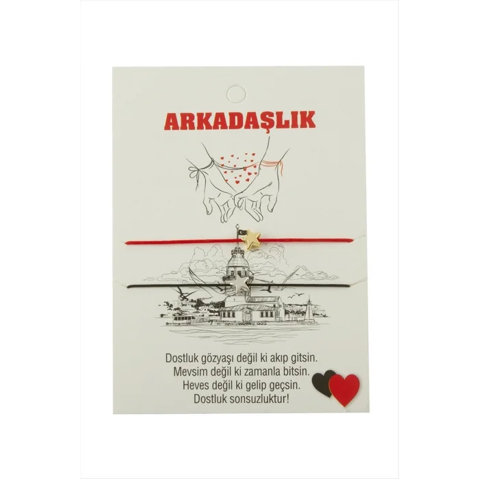 BUĞZ Yıldız Arkadaşlık İp Bileklik 2 Adet