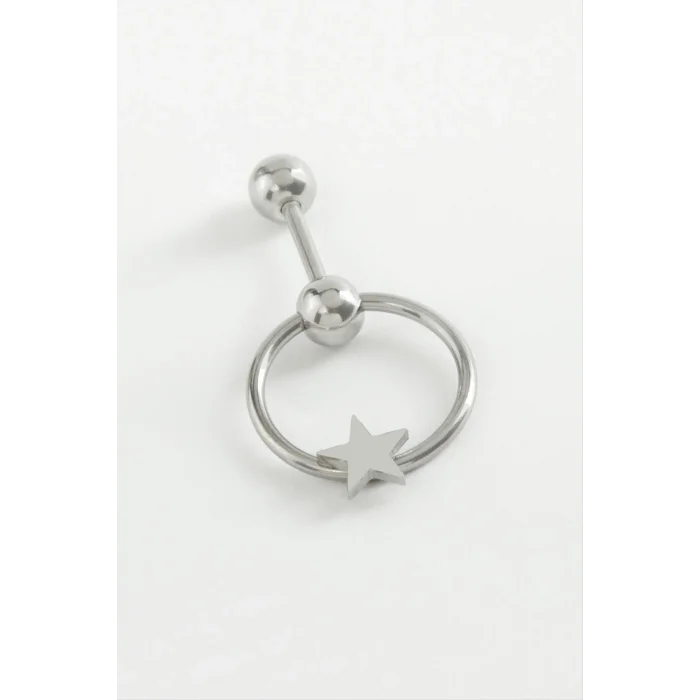 BUĞZ Yıldız Çelik Piercing 1 Adet