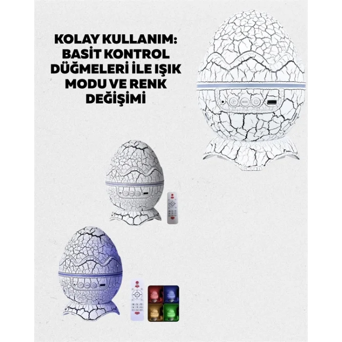 BUĞZ Yıldız Gökyüzü Efektli Çok Modlu Gece Işığı