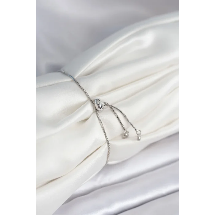 BUĞZ Yıldız Model Asansörlü Gümüş Renk Kadın Bileklik - Lisinya