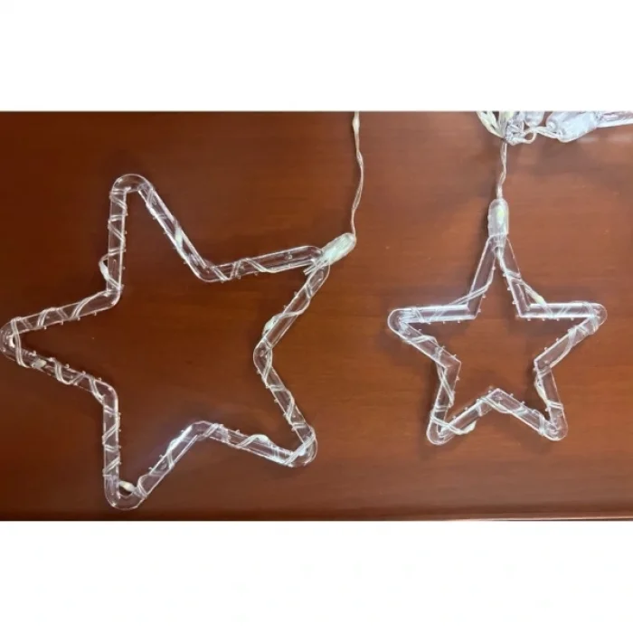 BUĞZ Yıldız Perde Led 10 Saçaklı