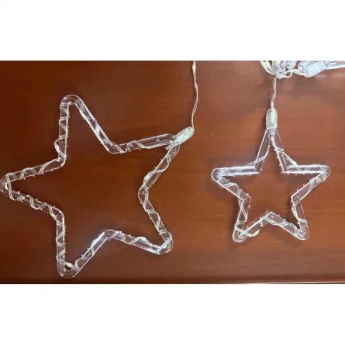 BUĞZ Yıldız Perde Led 10 Saçaklı