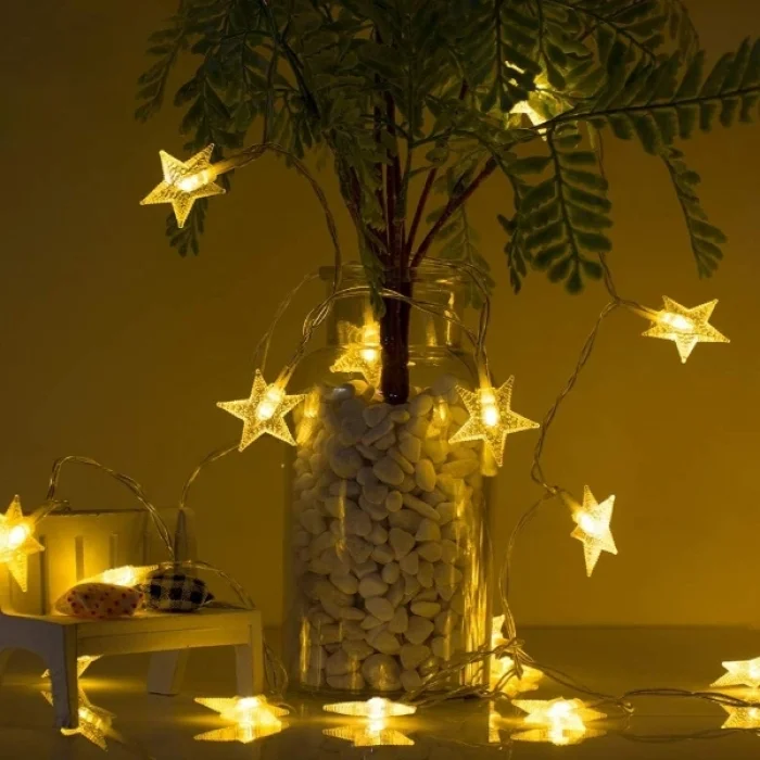 BUĞZ Yıldız Tasarımlı 20 LED USB Aydınlatma