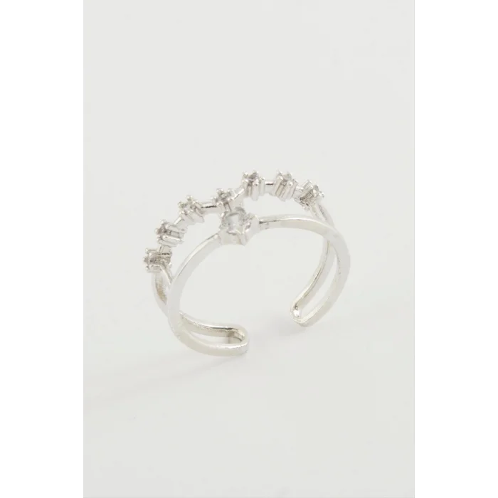  Yıldız Zirkon Taşlı Yüzük