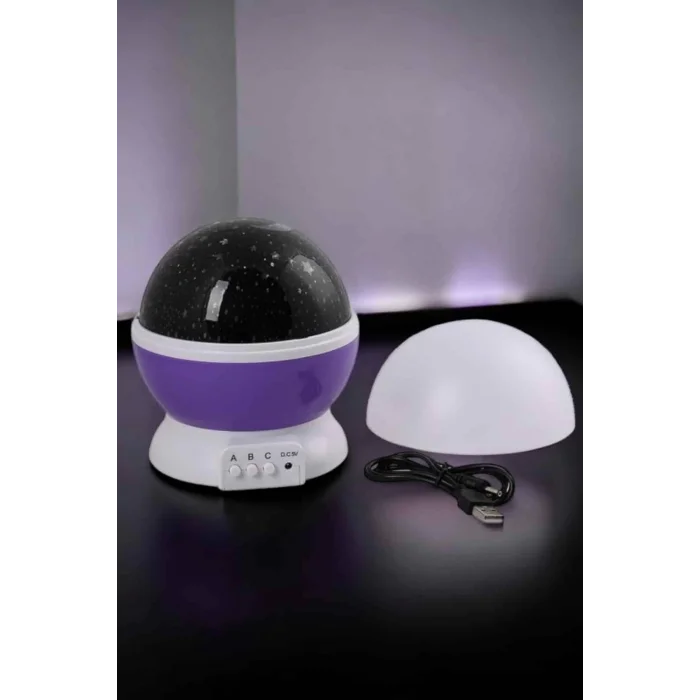  Yıldızlı Gökyüzü Projeksiyon Gece Lambası Hareketli Işık Şovu