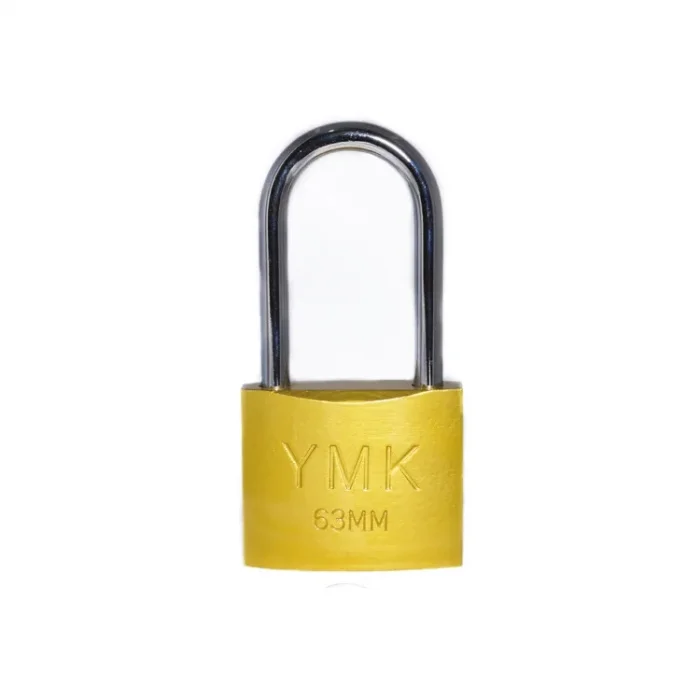  YMK Eko Sarı Boyalı Uzun Kancalı Asma Kilit 50mm