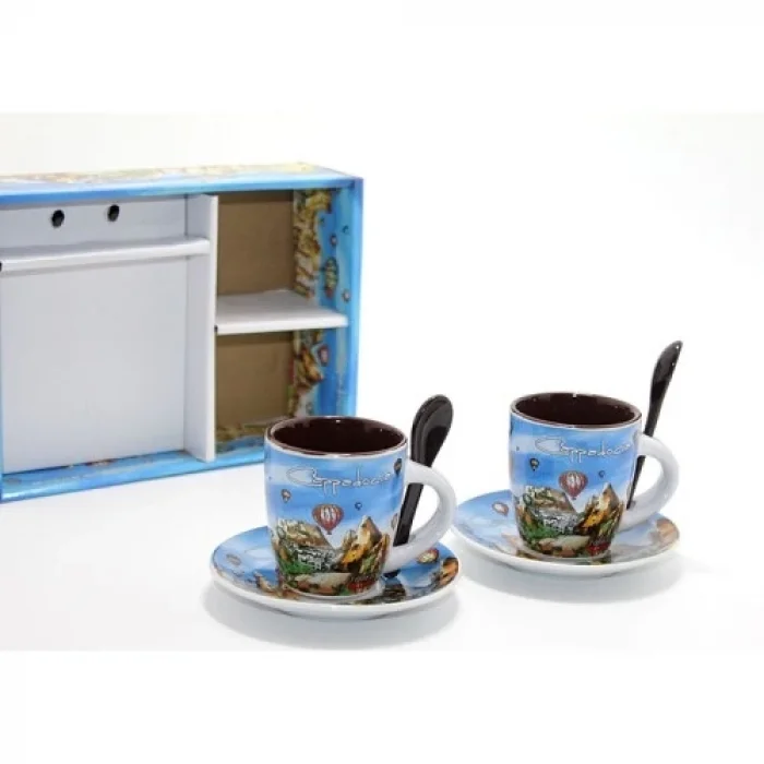  Yöresel İkili Fincan Seti Model 2