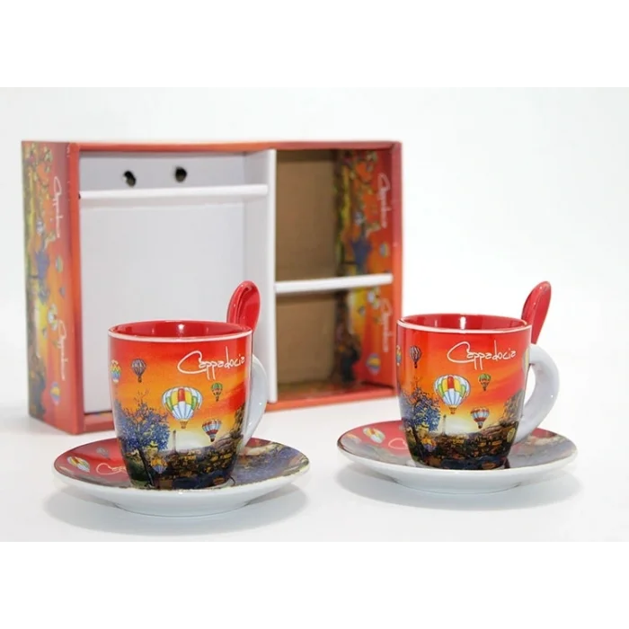 BUĞZ Yöresel İkili Fincan Seti Model 3