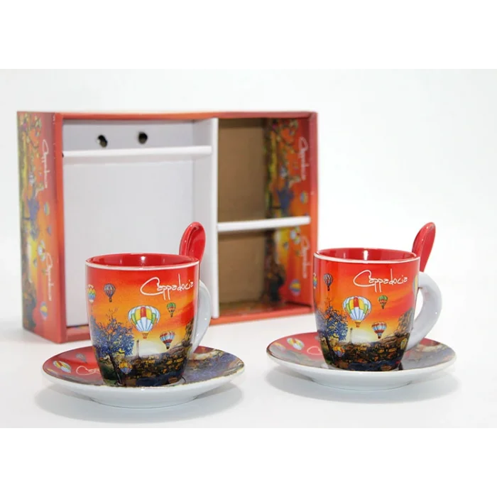 BUĞZ Yöresel İkili Fincan Seti Model 3