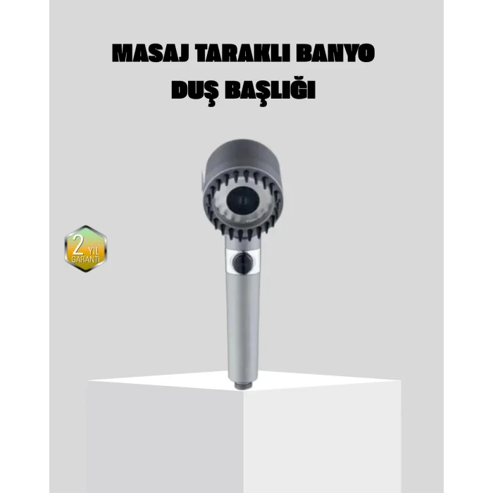 BUĞZ Yüksek Basınçlı Masajlı Duş Başlığı Su Tasarruflu