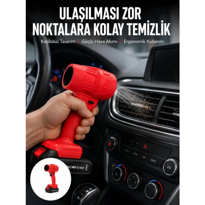 BUĞZ Yüksek Hızlı Elektrikli Toz Temizleme ve Üfleme Cihazı Yeni Nesil