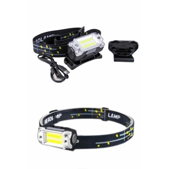  Yüksek Işıklı Şarjlı ve Sensörlü LED Kafa Lambası Kamp Lambası