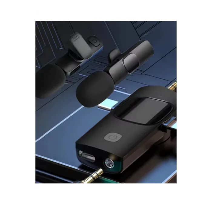 BUĞZ Yüksek Kalite Profesyonel 3 In 1 Kablosuz Taşınabilir Yaka Mikrofonu Youtube Facebook Tiktok